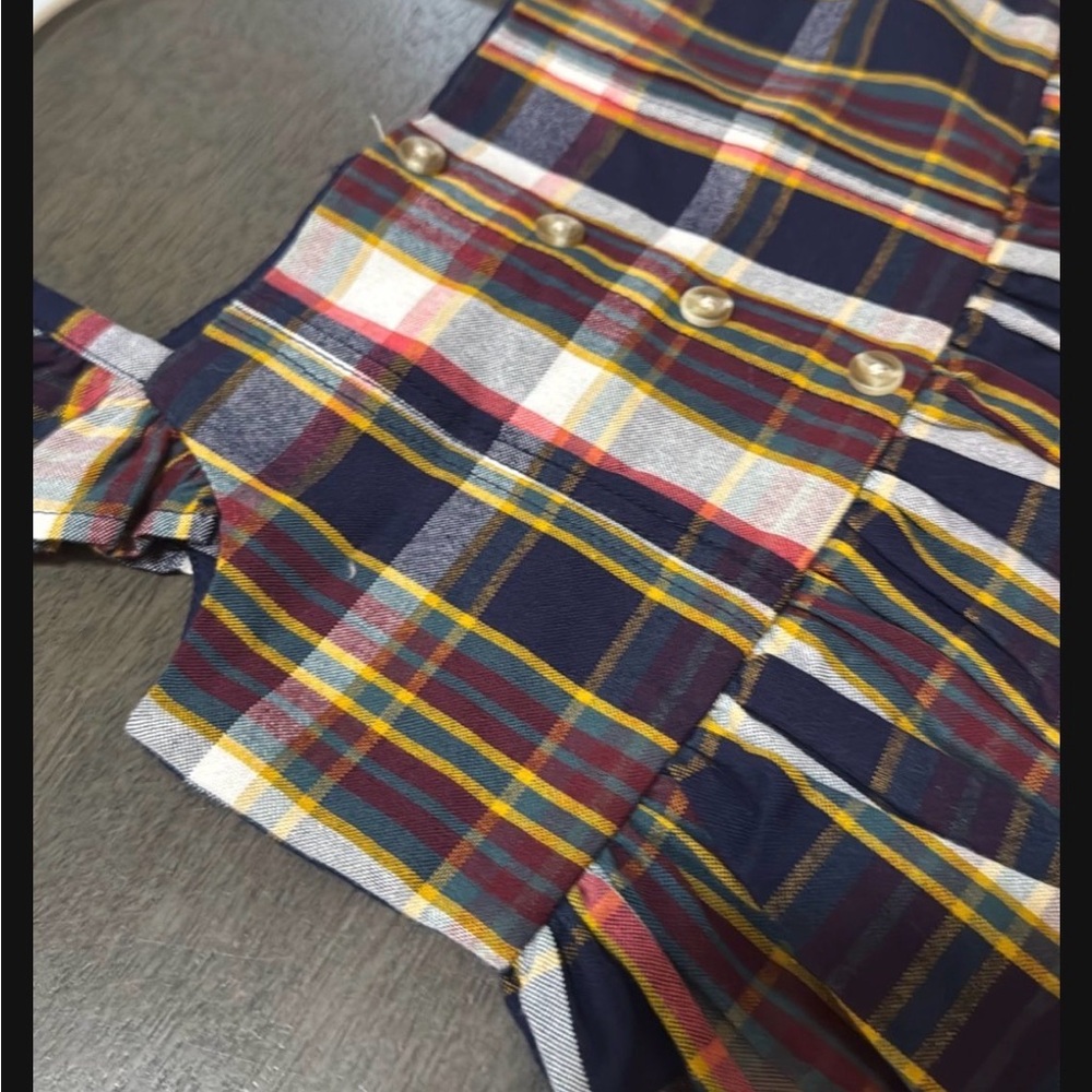 Plaid Button-Up Shirt